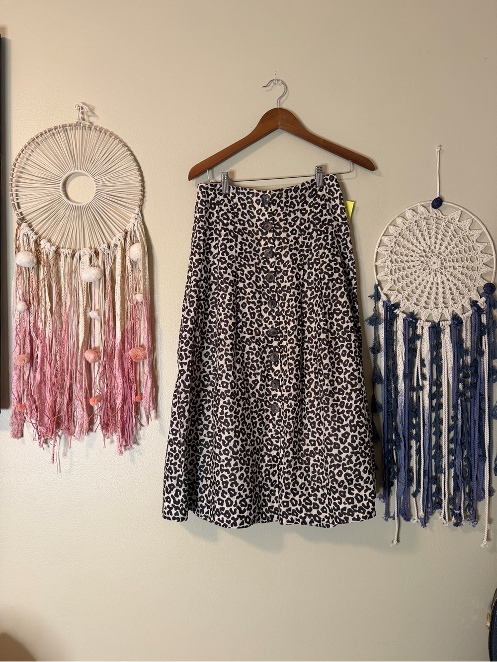 Sea New York Animal Print Midi Skirt Size 4